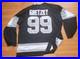 Wayne Gretzky'la Kings' NHL Great Scorer Hof Mvp Signed Kings Jersey Coa 1