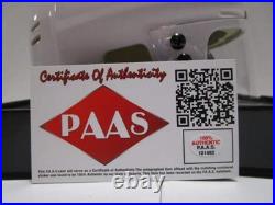 Wayne Gretzky of the Edmonton Oilers autographed mini hockey helmet COA