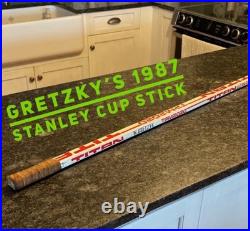 Wayne Gretzky's 1987 Stanley Cup Used/Signed Playoff Stick