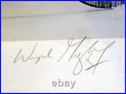 Wayne Gretzky's 2000th NHL Point-Framed Autographed Ltd Edition Print #77/2000