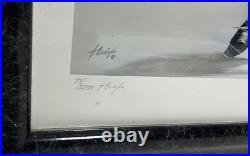 Wayne Gretzky's 2000th NHL Point-Framed Autographed Ltd Edition Print #77/2000