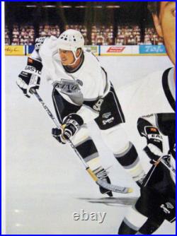 Wayne Gretzky's 2000th NHL Point-Framed Autographed Ltd Edition Print #77/2000