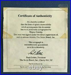 Wayne Gretzky's 2000th Point Autograph 768/2000 1990-91 Upper Deck No 545 48349