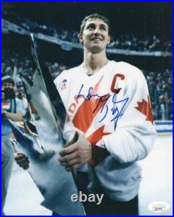 Wayne Gretzky signed 1987 Canada Cup 8x10 photo PROOF JSA COA
