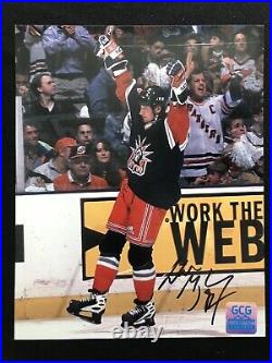 Wayne Gretzky signed 8x10 Photo New York Rangers