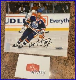 Wayne Gretzky signed 8x10 photo Gretzky coa