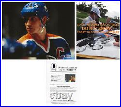 Wayne Gretzky signed Edmonton Oilers 8x10 photo Beckett COA proof autographed