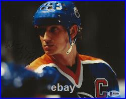 Wayne Gretzky signed Edmonton Oilers 8x10 photo Beckett COA proof autographed