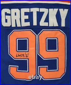 Wayne Gretzky signed Edmonton Oilers Hockey Jersey exact proof COA autographed