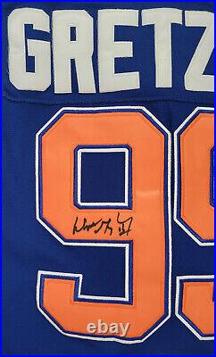 Wayne Gretzky signed Edmonton Oilers Hockey Jersey exact proof COA autographed