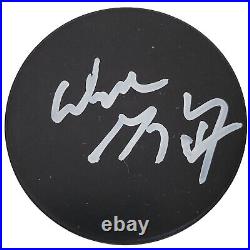 Wayne Gretzky signed Hockey Puck proof COA autographed Kings Oilers Rangers