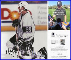 Wayne Gretzky signed Los Angeles Kings 8x10 photo Beckett COA proof autographed