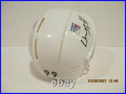 Wayne Gretzky signed Mini Helmet NYR