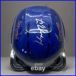 Wayne Gretzky signed NY Rangers mini Helmet. Gretzky Hologram