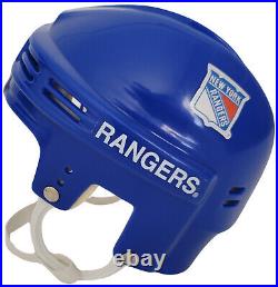 Wayne Gretzky signed New York Rangers Mini Hockey Helmet proof COA autographed