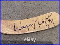 Wayne Gretzky signed Silver Easton hockey stick