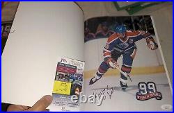 Wayne Gretzky signed auto 99 My Life in Pictures coffee table softcover book JSA
