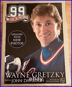 Wayne Gretzky signed auto 99 My Life in Pictures coffee table softcover book JSA