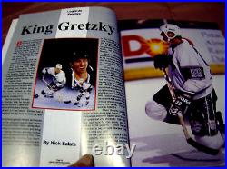 Wayne Gretzky signed auto 99This is a Legends magazine. Table softcover book COA