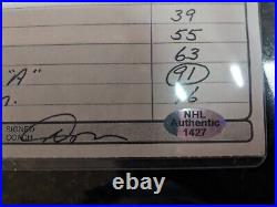 Wayne Gretzky signed coaching lineup Coyotes NHL authenticated Hall of famer