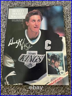 Wayne Gretzkysignedautographedbeckettissue #1los Angeleskingscoa