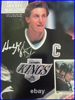 Wayne Gretzkysignedautographedbeckettissue #1los Angeleskingscoa