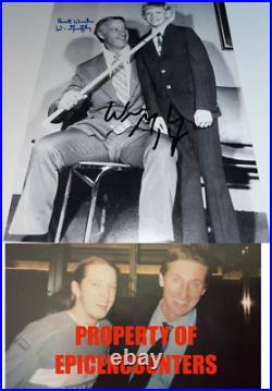 Wayne & Walter Gretzky Signed Signed Classic 8x10 Photo Proof & Coa Gordie Howe
