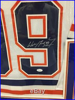 Wayne gretzky authentic signed custom framed jersey jsa