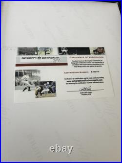 Wayne gretzky autographed 8x10 photo signed ACE Authentic Auto Framed GOAT HOF