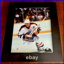 Wayne gretzky autographed 8x10 photo signed ACE Authentic Auto Framed GOAT HOF
