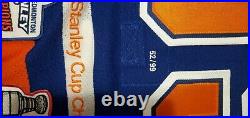 Wayne gretzky autographed jersey. (WGA COA) 52/99 pro 4 time cup patches. VHTF