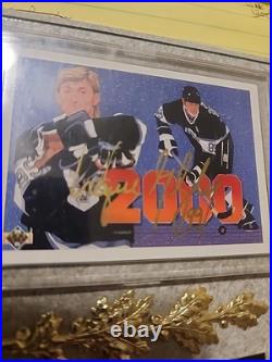 Wayne gretzky autographed plaque