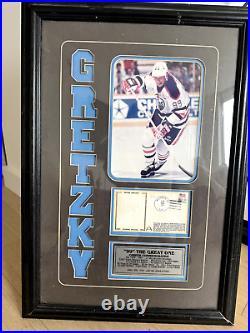 Wayne gretzky framed autograph
